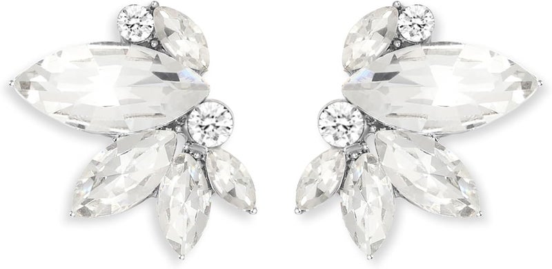 Spiritlele Sparkly Rhinestone Drop Earring Dainty Faux Crystal Earring Studs for Women Wedding Prom Party - Image 1